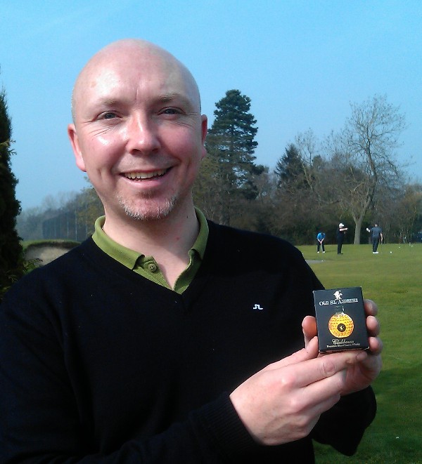 First winner of Golf Writer of the Month Award